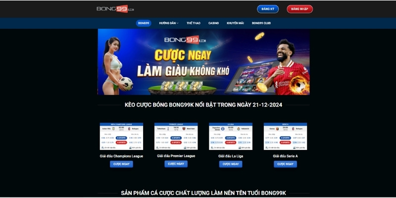 2 sản phẩm hút khách nhất tại bong99