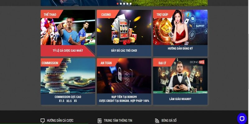 Các loại hình dịch vụ siêu hot tại nhà cái